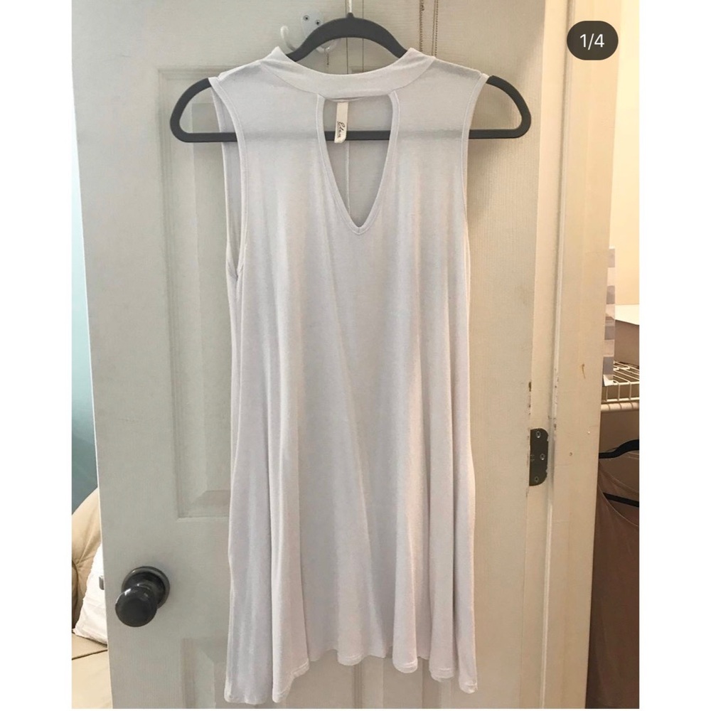 White Boutique Dress With Pockets